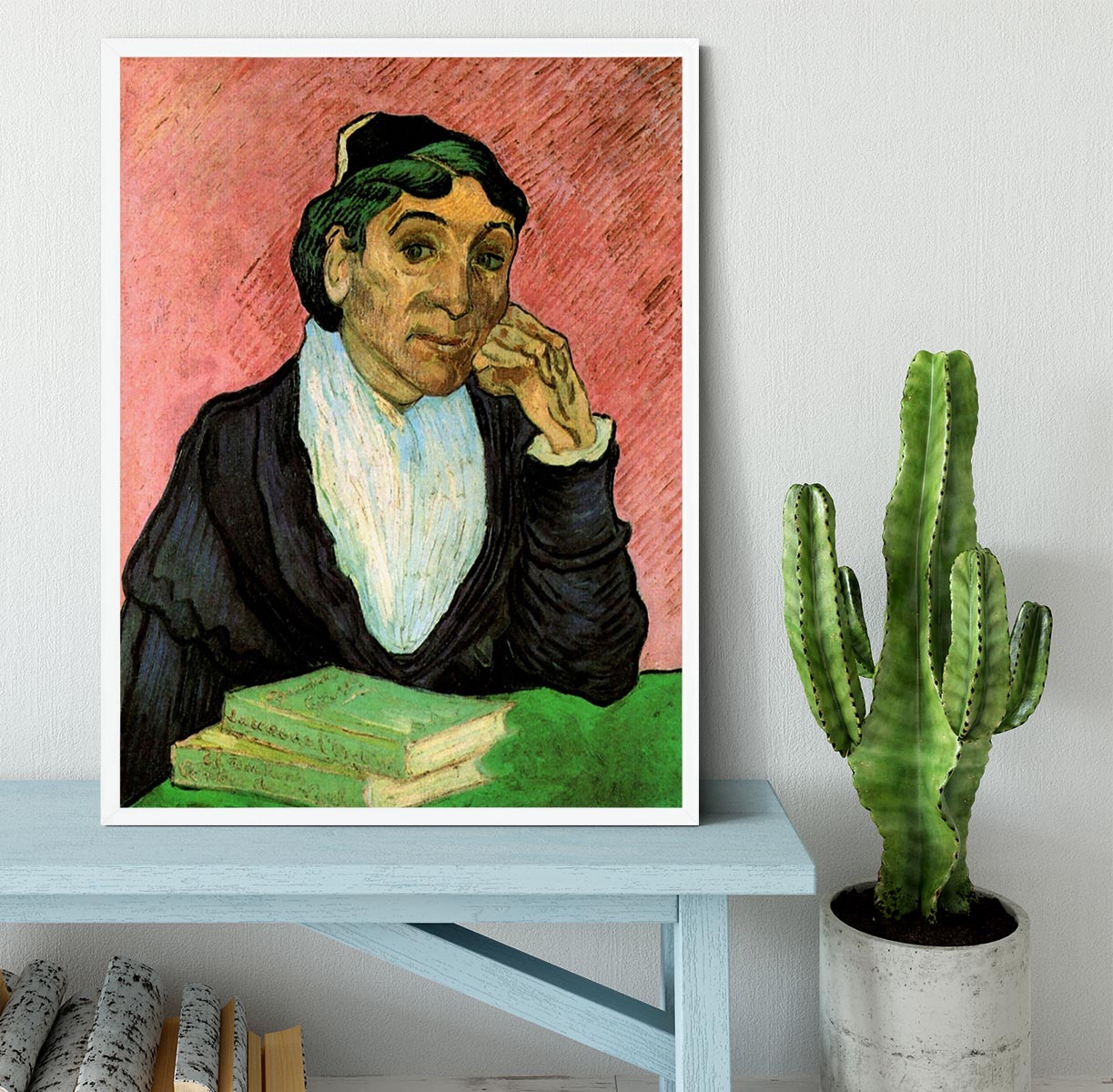 L Arlesienne Madame Ginoux 3 by Van Gogh Framed Print - Canvas Art Rocks -6