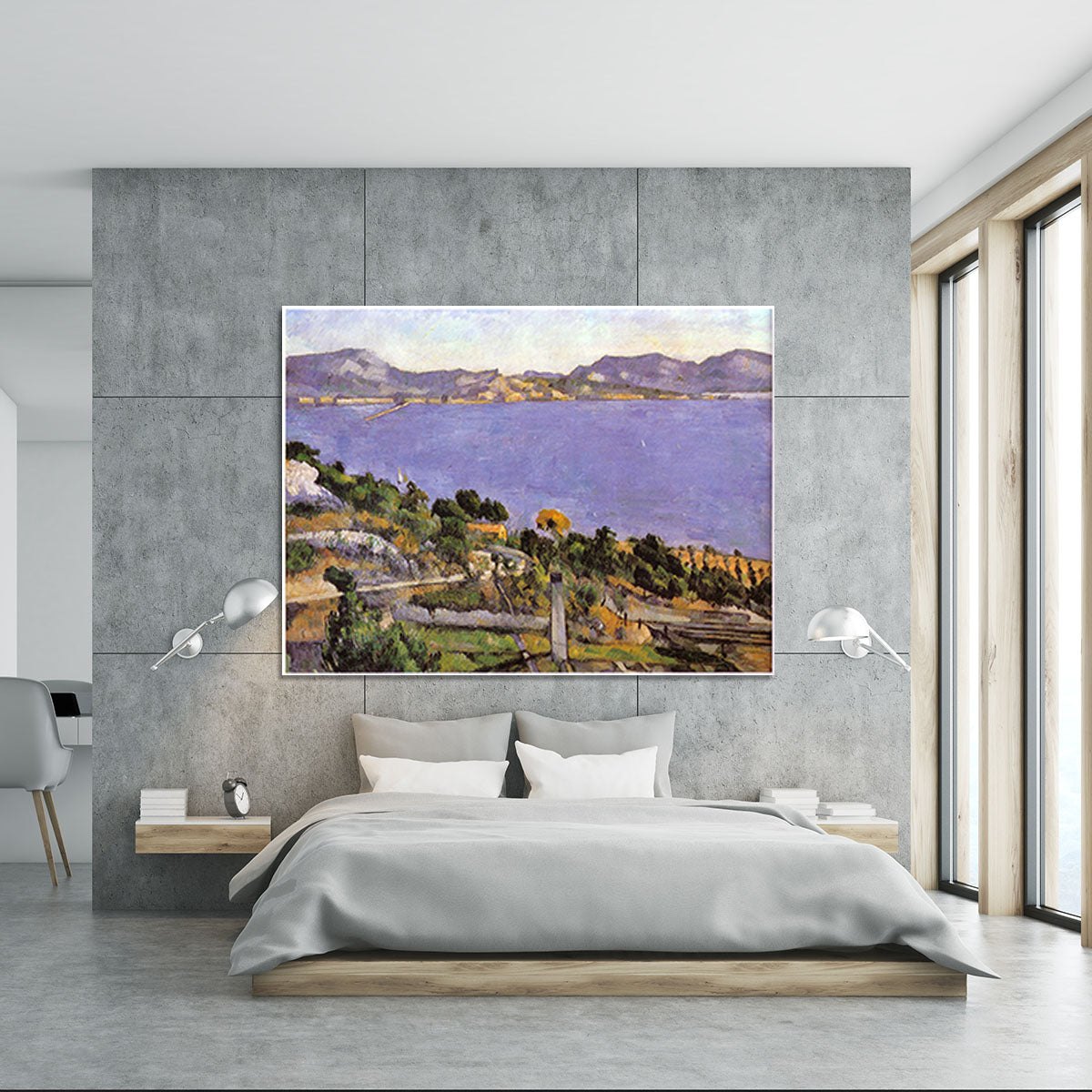 L Estaque vue du golfe de Marseille 1878 by Cezanne Canvas Print or Poster - Canvas Art Rocks - 5