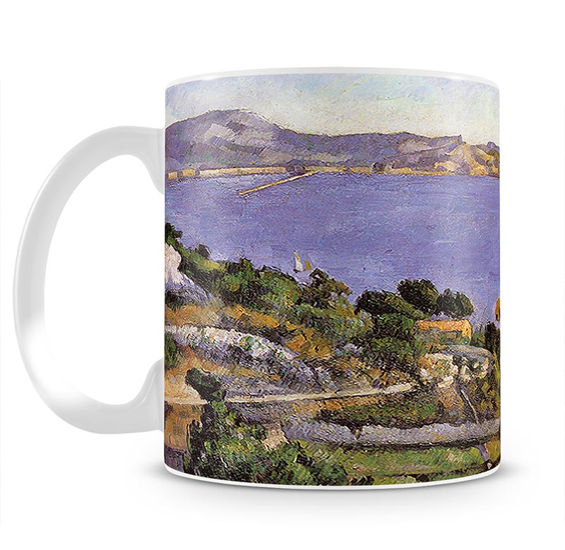 L Estaque vue du golfe de Marseille 1878 by Cezanne Mug - Canvas Art Rocks - 1