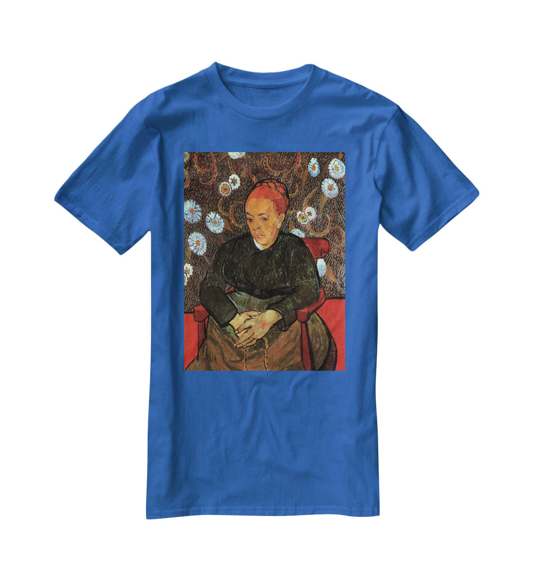 La Berceuse Augustine Roulin 2 by Van Gogh T-Shirt - Canvas Art Rocks - 2