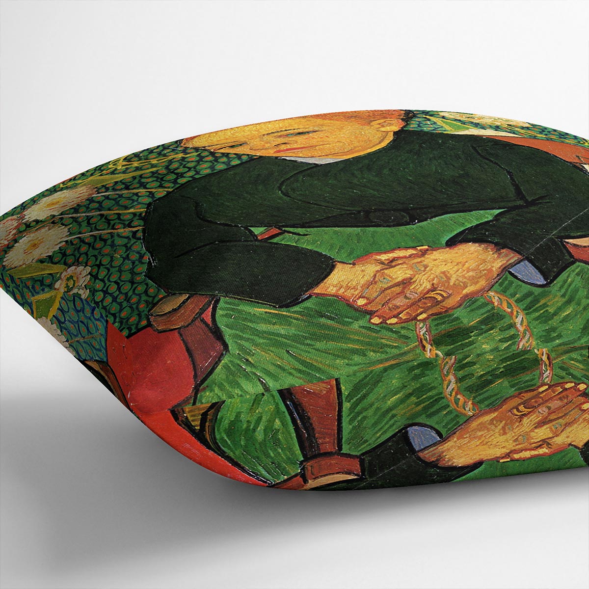 La Berceuse Augustine Roulin by Van Gogh Cushion