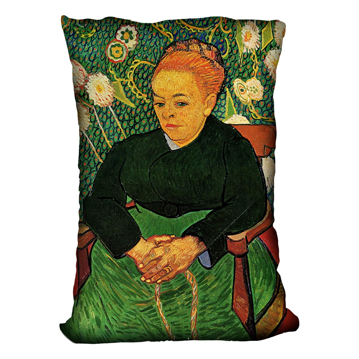 La Berceuse Augustine Roulin by Van Gogh Cushion