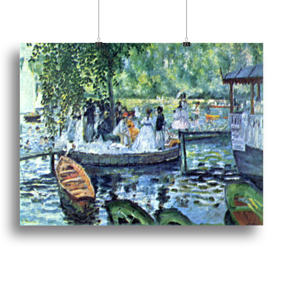 La Grenouillere1 by Renoir Canvas Print or Poster - Canvas Art Rocks - 2