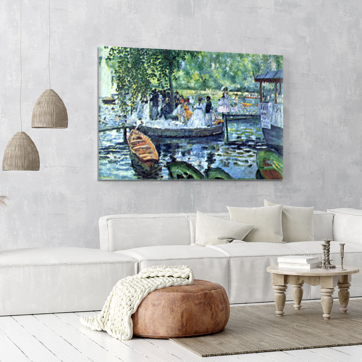La Grenouillere1 by Renoir Canvas Print or Poster - Canvas Art Rocks - 6