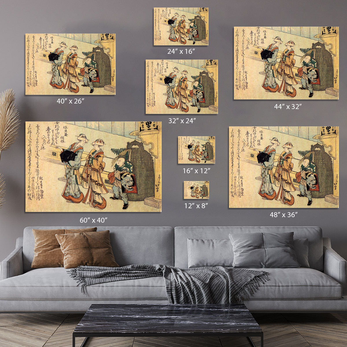 Lady by Hokusai Canvas Print or Poster - Canvas Art Rocks - 7