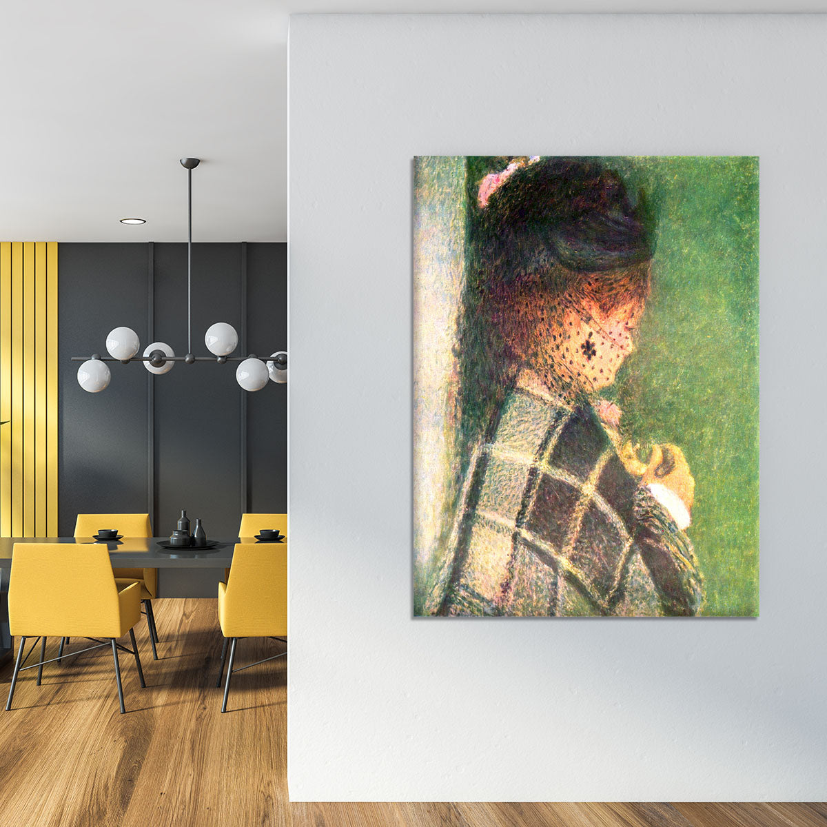 Lady with veil by Renoir Canvas Print or Poster - Canvas Art Rocks - 4