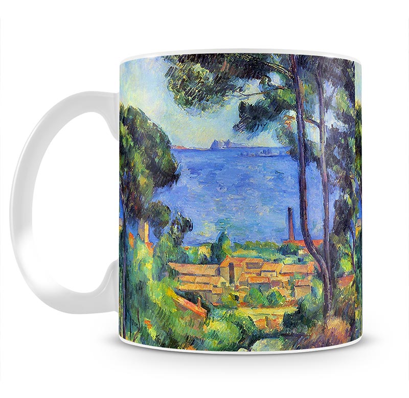 Land scape by Cezanne Mug - Canvas Art Rocks - 1