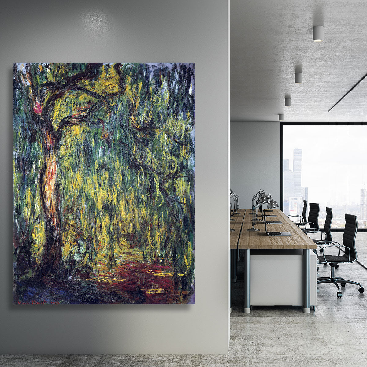 Landscape by Monet Canvas Print or Poster - Canvas Art Rocks - 3