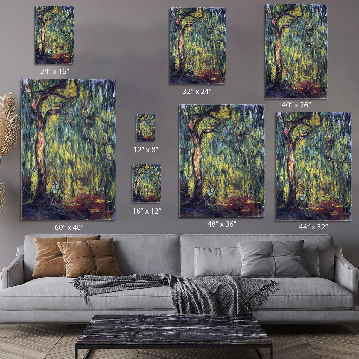 Landscape by Monet Canvas Print or Poster - Canvas Art Rocks - 7