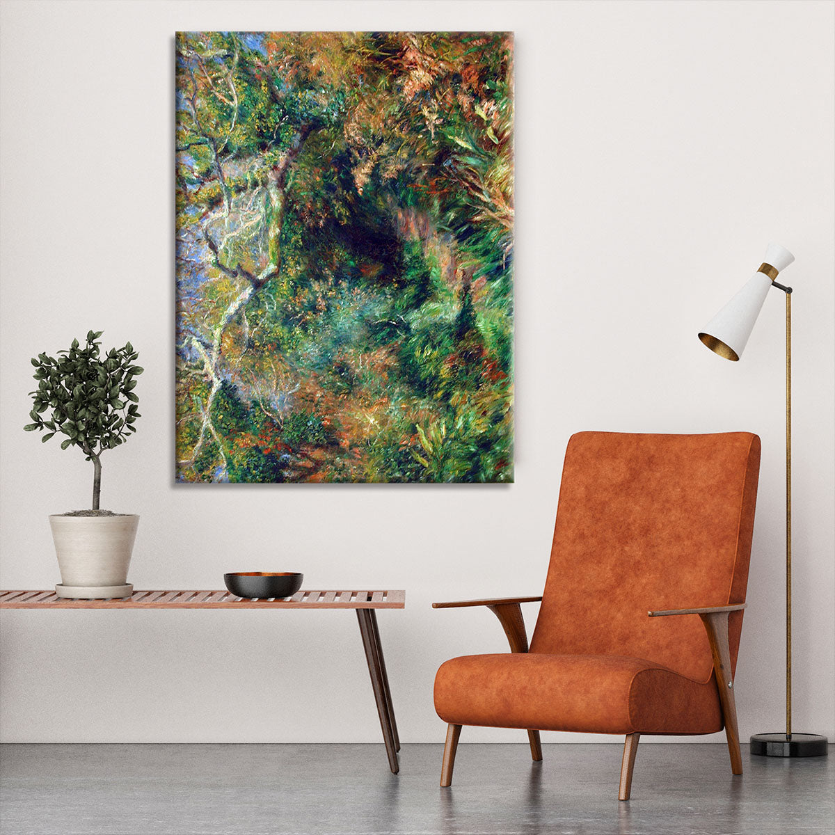 Landscape in southern France by Renoir Canvas Print or Poster - Canvas Art Rocks - 6