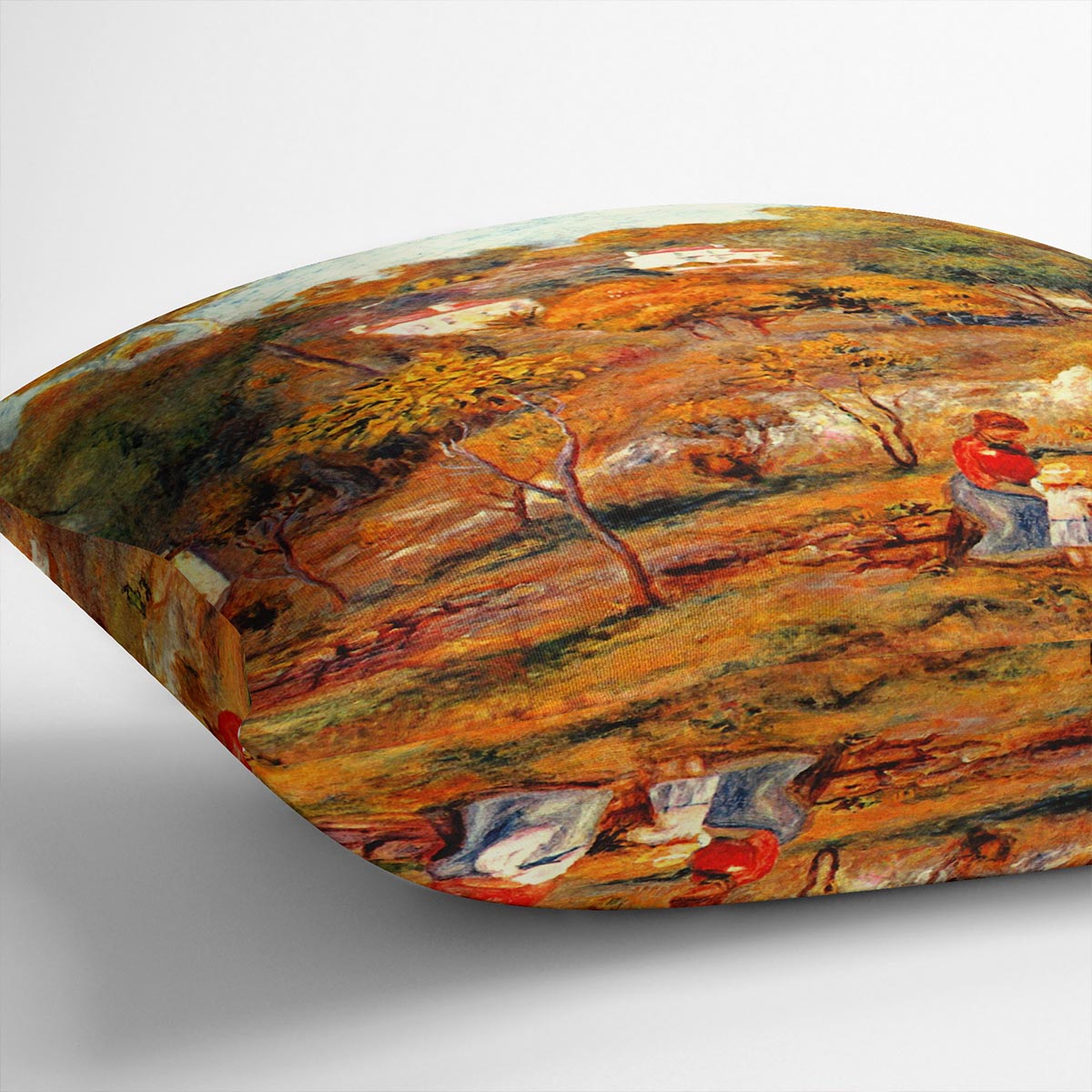 Landscape with Cagnes by Renoir Cushion