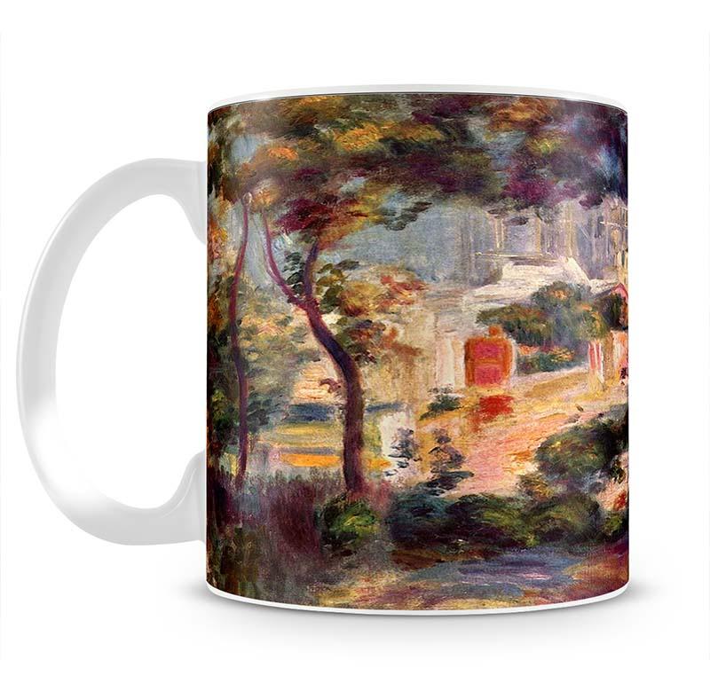 Landscape with the view of Sacre Coeur by Renoir Mug - Canvas Art Rocks - 2