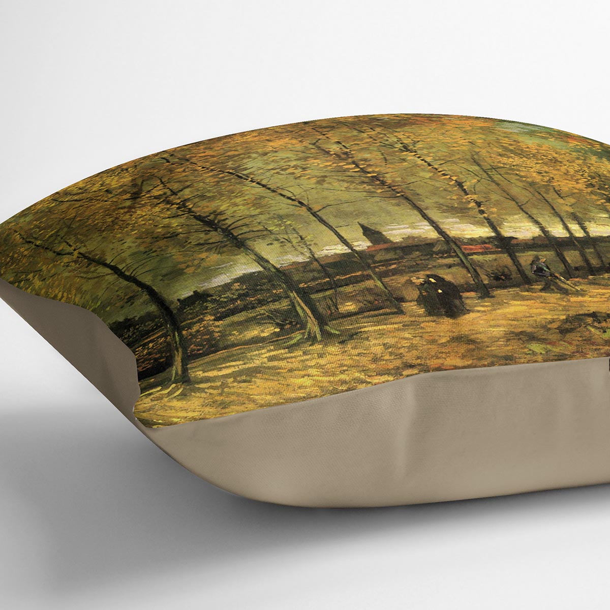 Lane with Poplars by Van Gogh Cushion