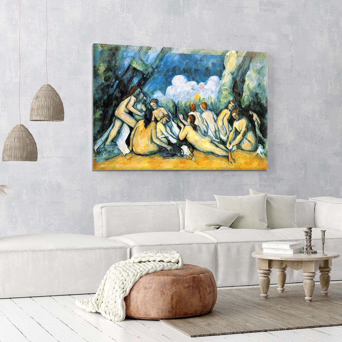 Large Bathers by Cezanne Canvas Print or Poster - Canvas Art Rocks - 6