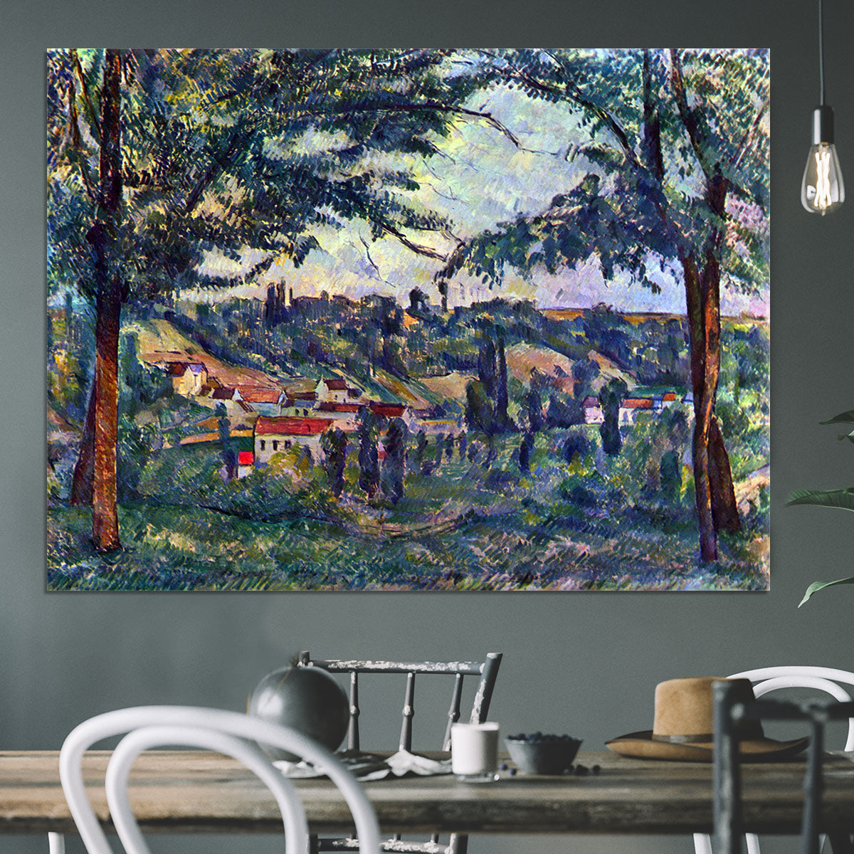 Le Chateau Noir by Cezanne Canvas Print or Poster - Canvas Art Rocks - 3