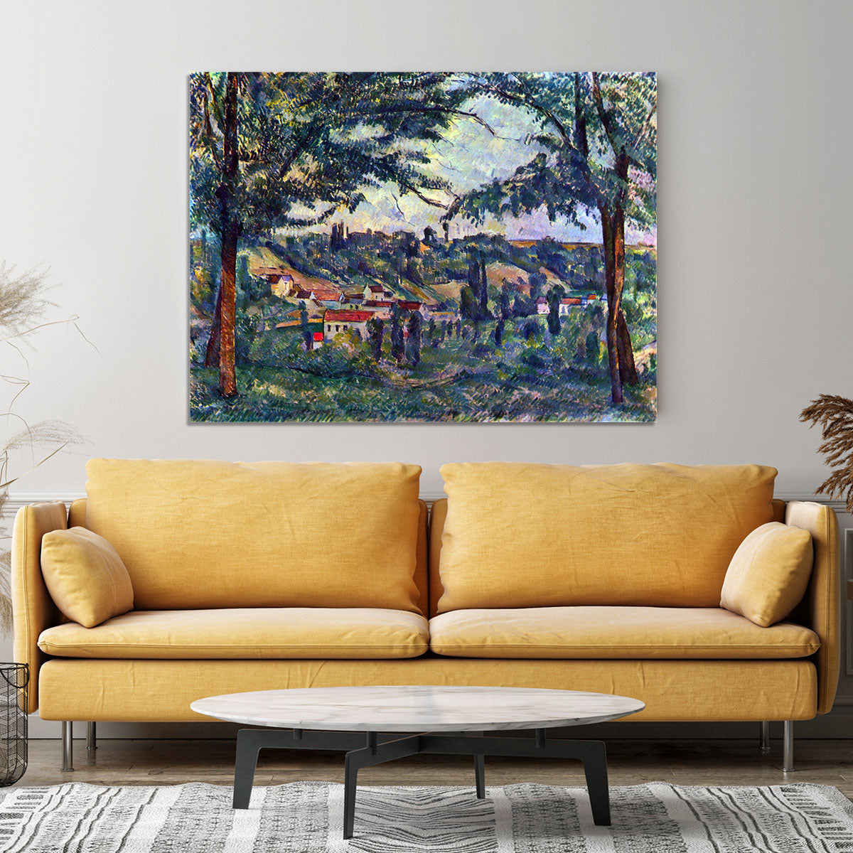 Le Chateau Noir by Cezanne Canvas Print or Poster - Canvas Art Rocks - 4