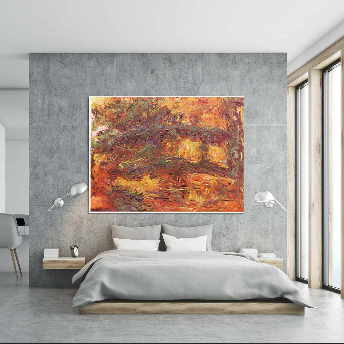 Le Pont Japonais 1922 by Monet Canvas Print or Poster - Canvas Art Rocks - 5