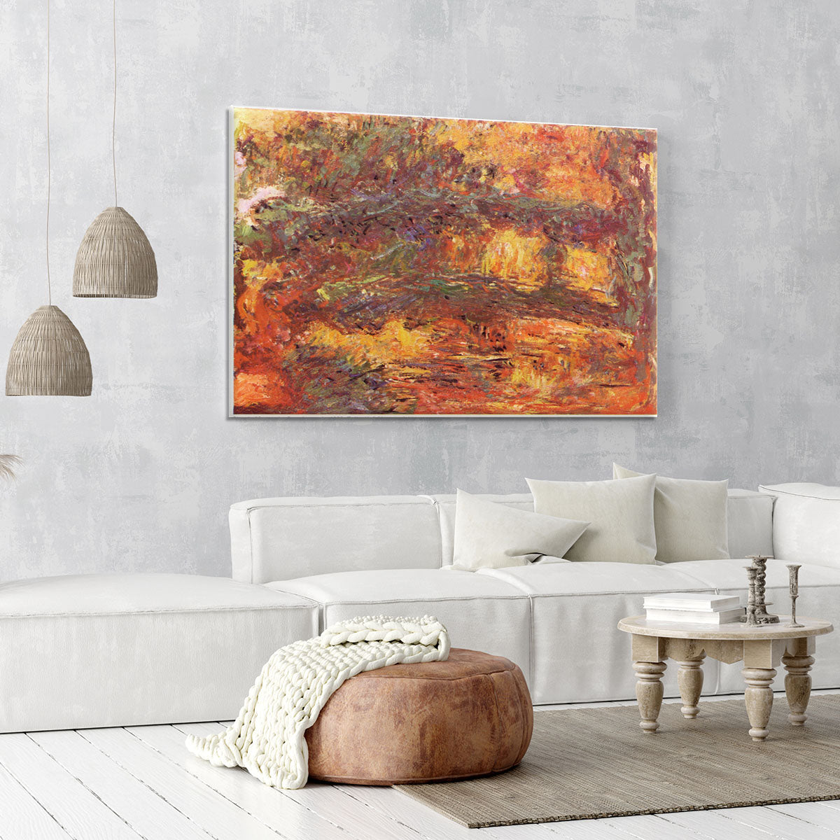 Le Pont Japonais 1922 by Monet Canvas Print or Poster - Canvas Art Rocks - 6