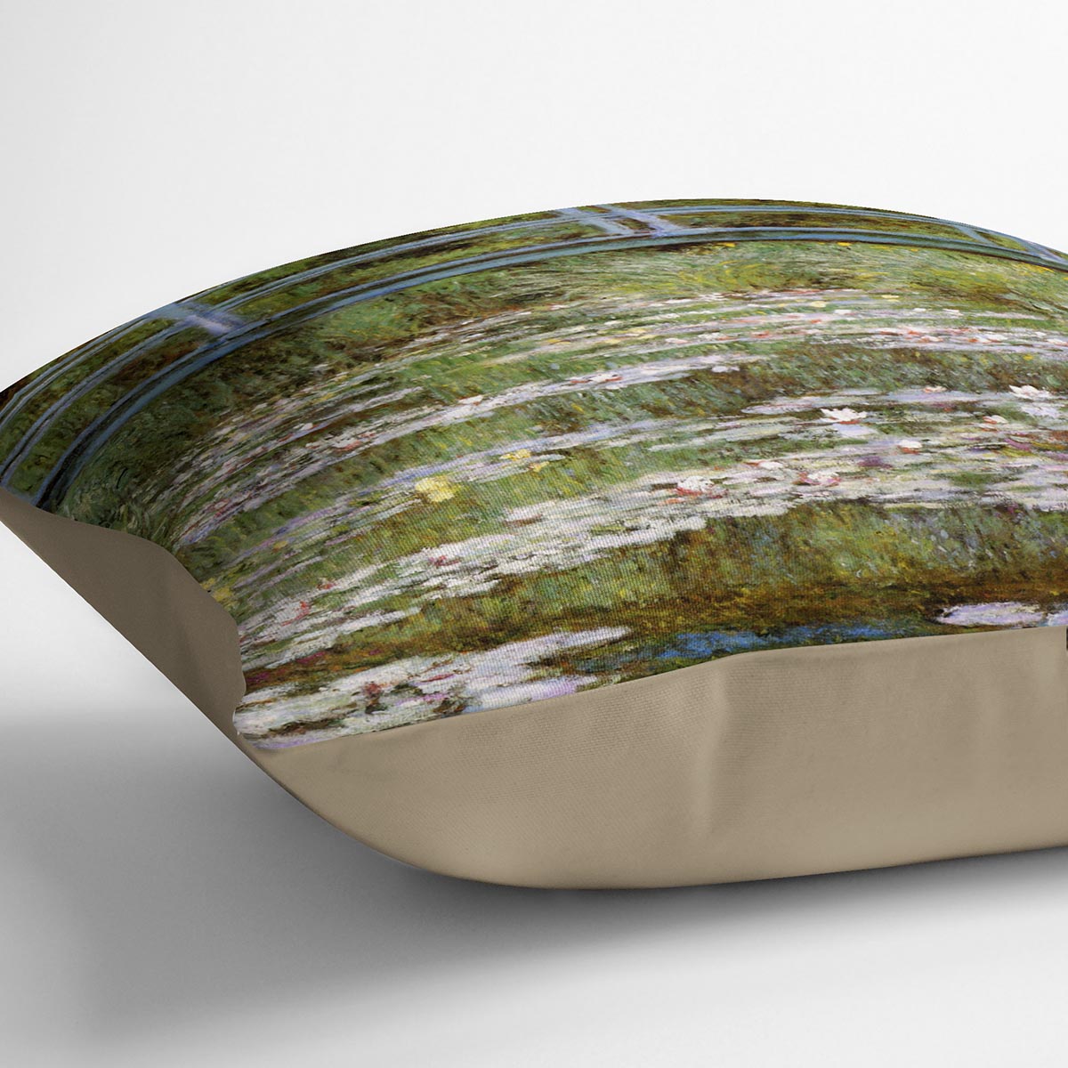 Le Pont Japonais by Monet Cushion