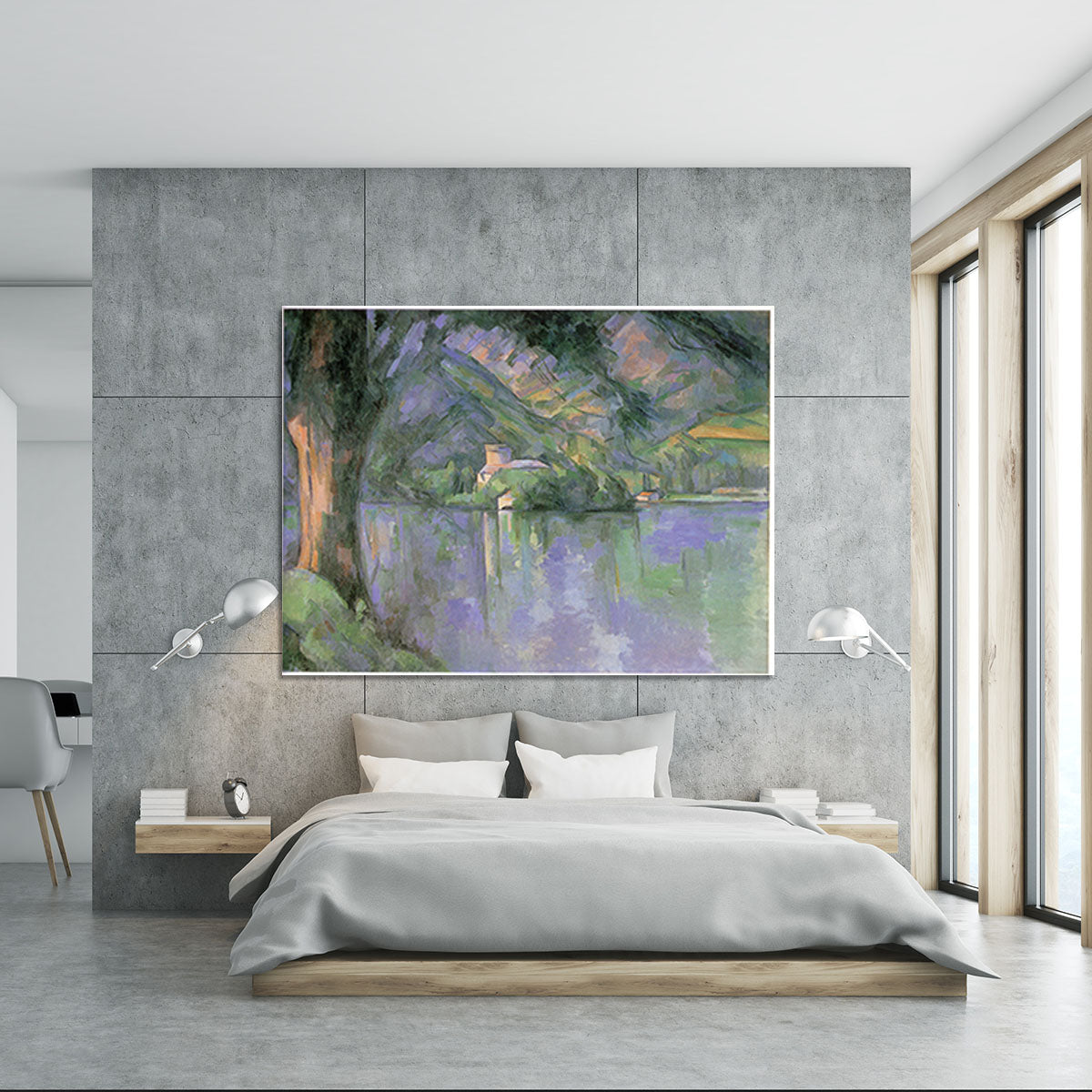 Le lac d Annecy 1896 by Cezanne Canvas Print or Poster - Canvas Art Rocks - 5