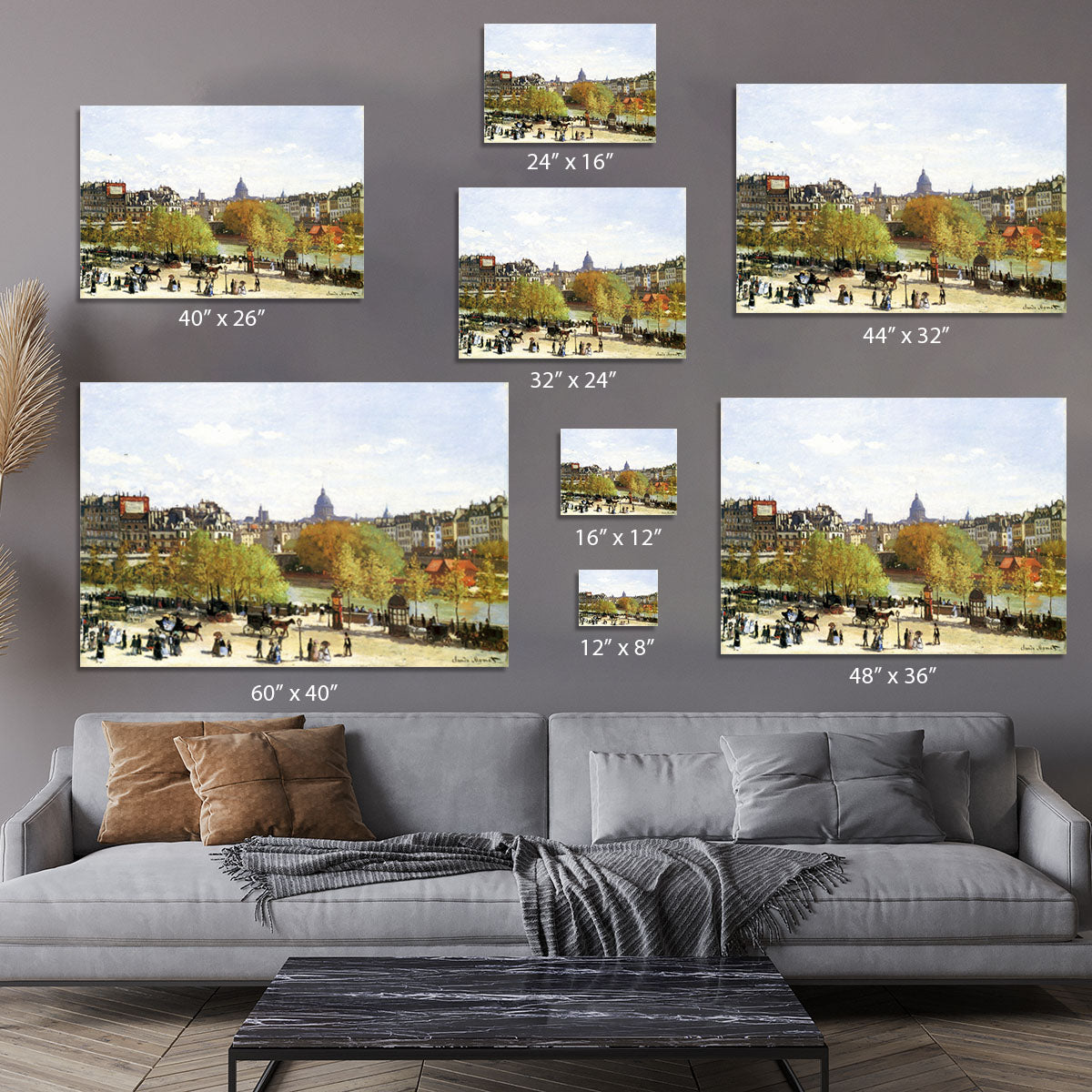 Le quai du Louvre by Monet Canvas Print or Poster - Canvas Art Rocks - 7