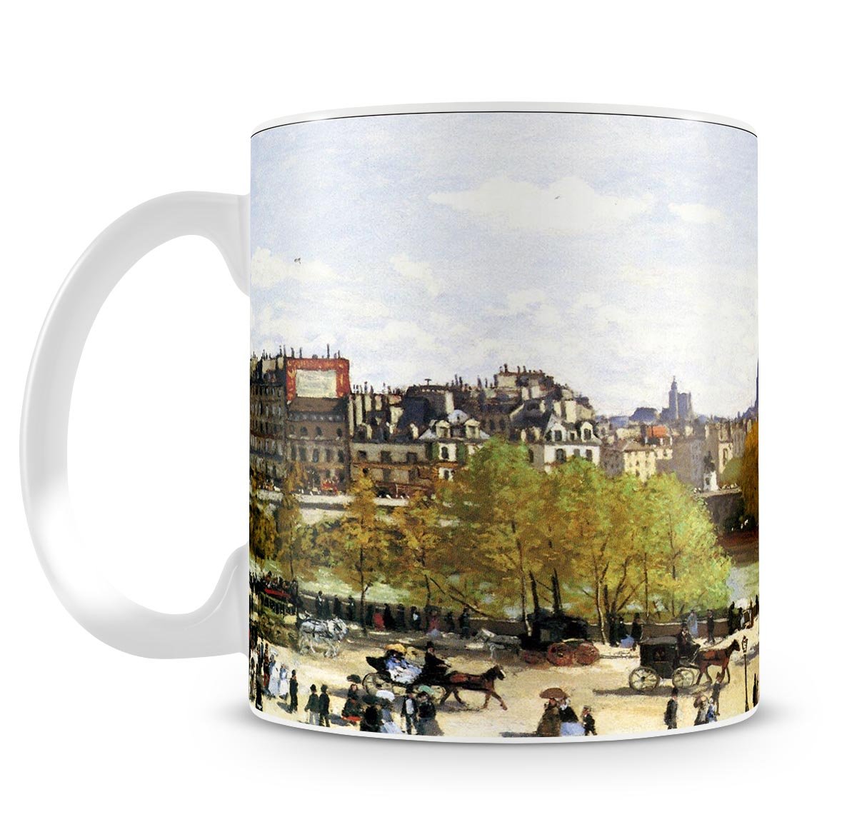 Le quai du Louvre by Monet Mug - Canvas Art Rocks - 4