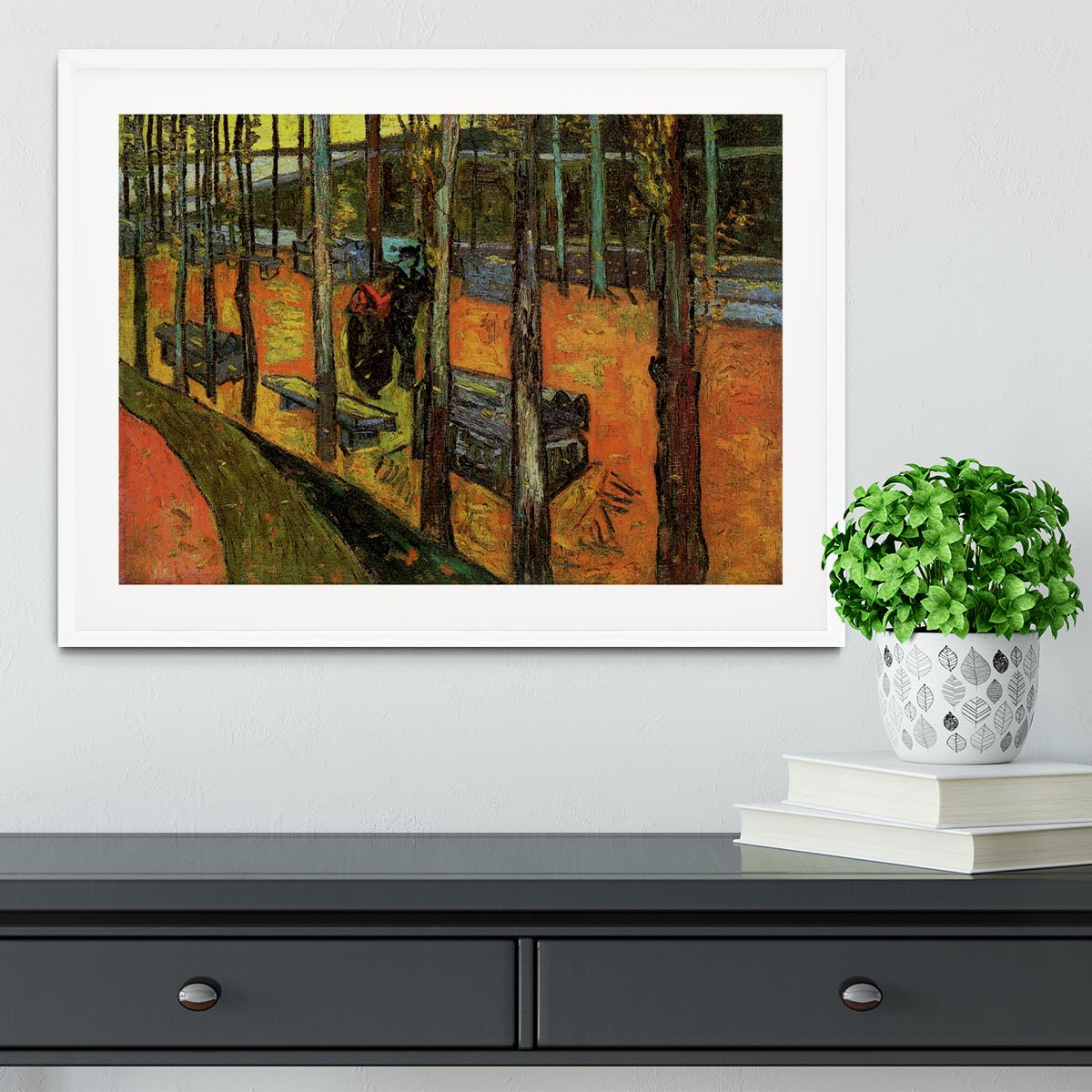 Les Alyscamps 2 by Van Gogh Framed Print - Canvas Art Rocks - 5