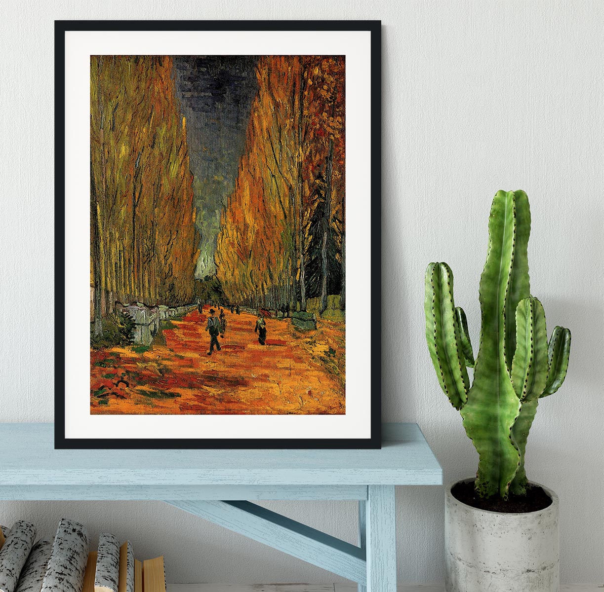 Les Alyscamps 3 by Van Gogh Framed Print - Canvas Art Rocks - 1