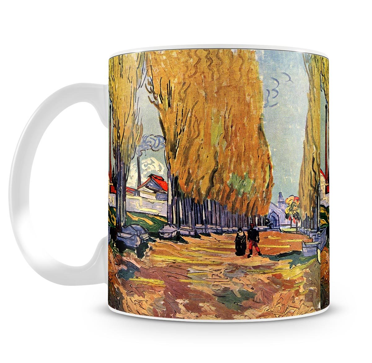 Les Alyscamps by Van Gogh Mug - Canvas Art Rocks - 4