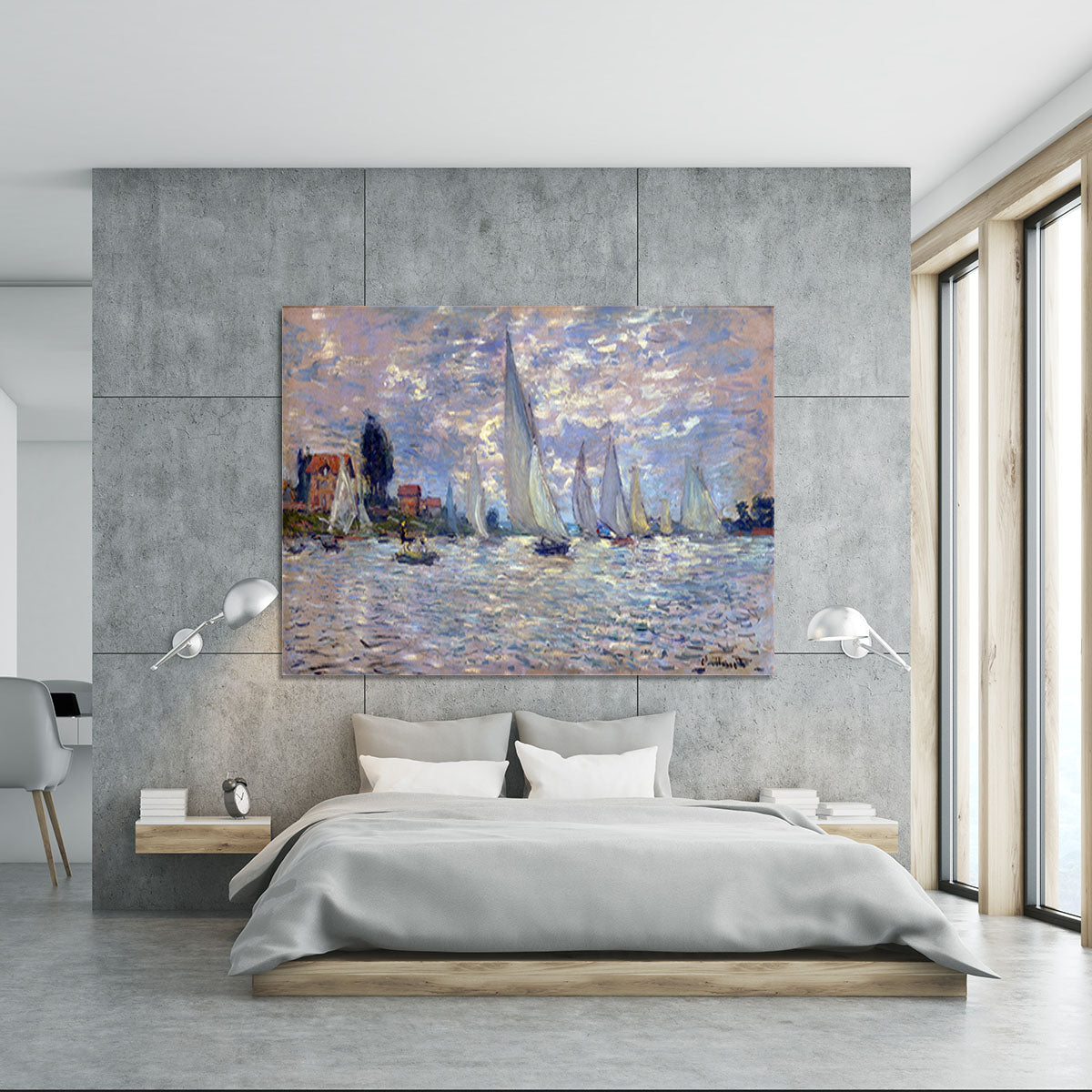 Les Barques by Monet Canvas Print or Poster - Canvas Art Rocks - 5