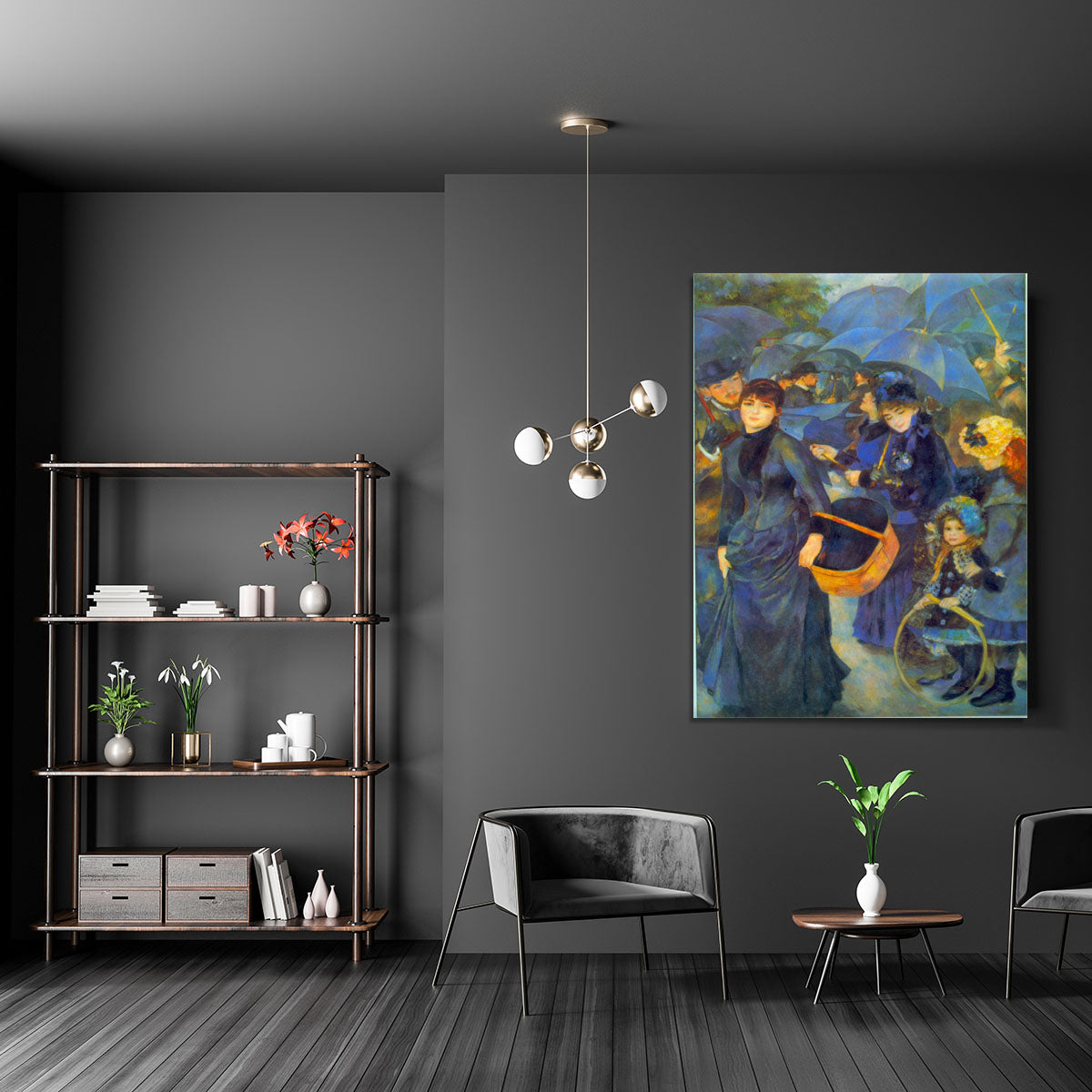 Les Para Pluies by Renoir Canvas Print or Poster - Canvas Art Rocks - 5