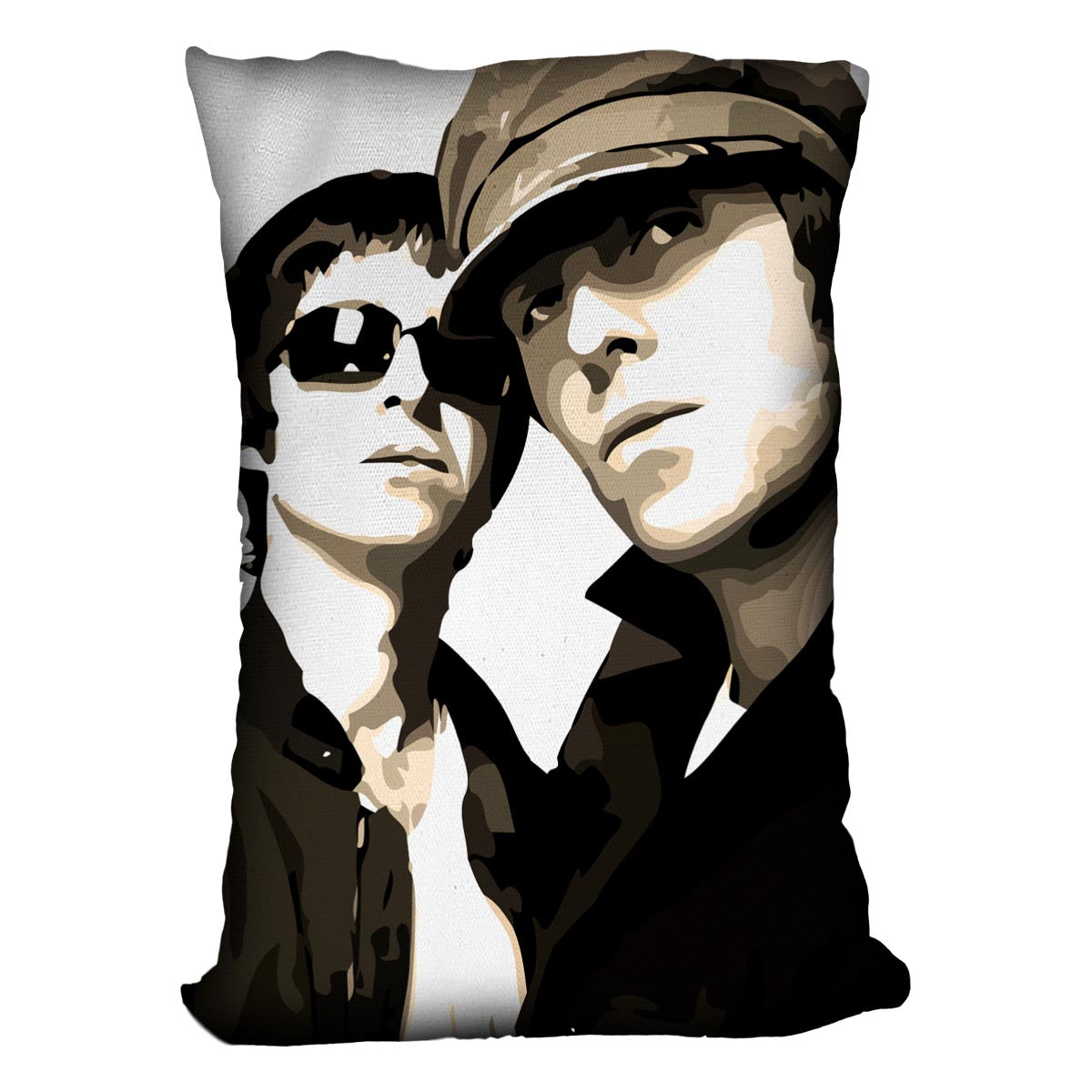 Liam and Noel Gallagher Oasis Cushion
