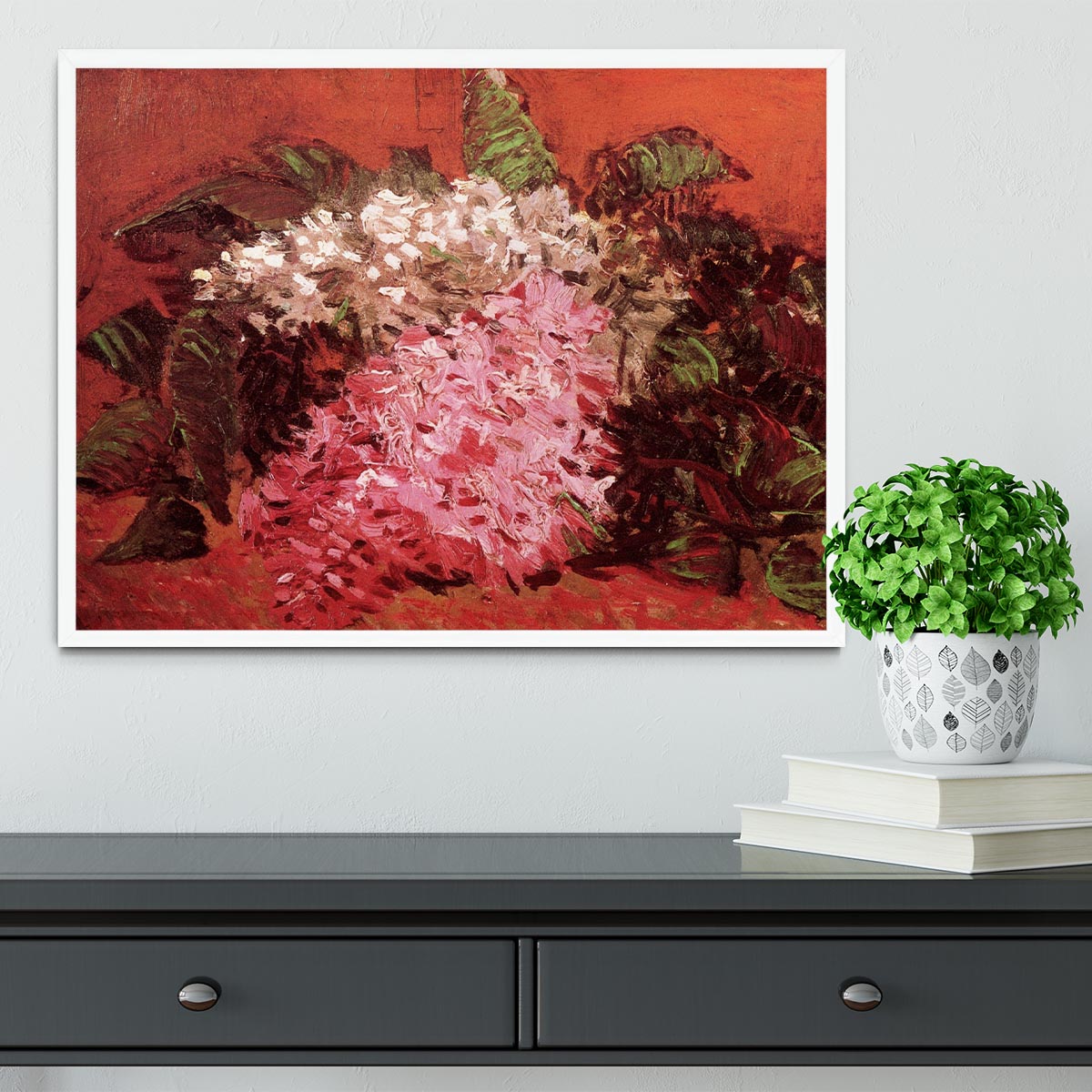 Lilacs 2 by Van Gogh Framed Print - Canvas Art Rocks -6