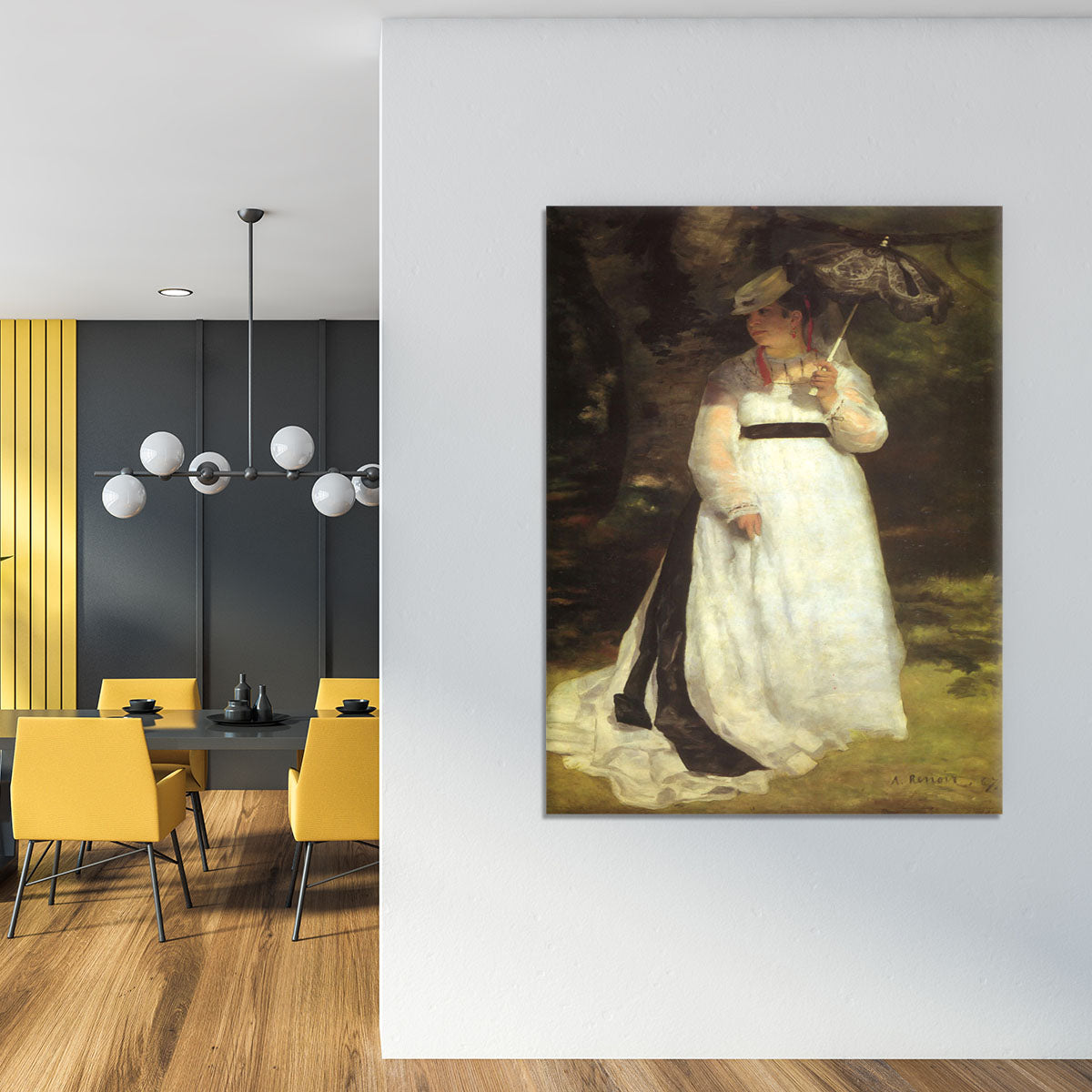 Lise with an Umbrella by Renoir Canvas Print or Poster - Canvas Art Rocks - 4