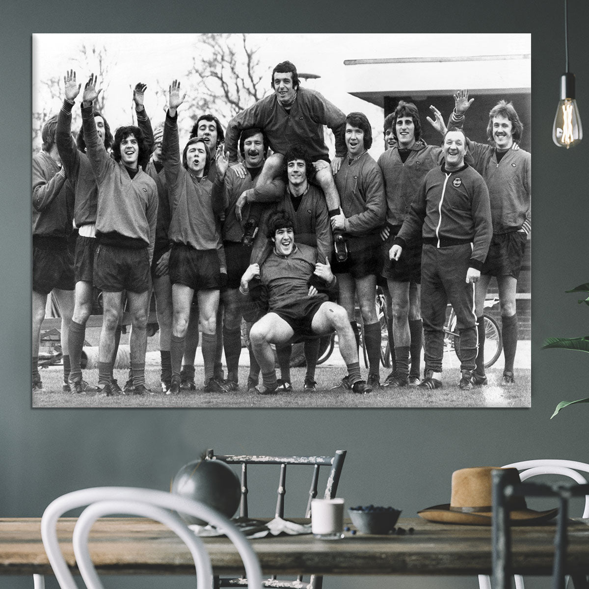 Liverpool FC At Melwood Training Ground 1975 Canvas Print or Poster - Canvas Art Rocks - 3