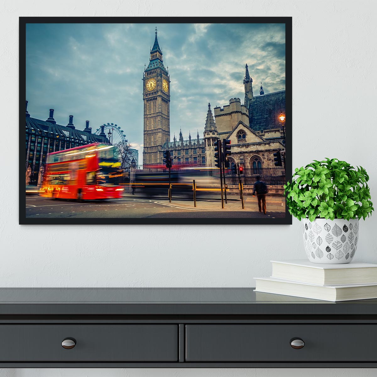 London at early morning Framed Print - Canvas Art Rocks - 2