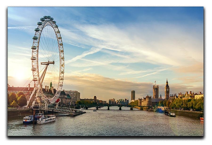 London morning sunrise Canvas Print or Poster  - Canvas Art Rocks - 1