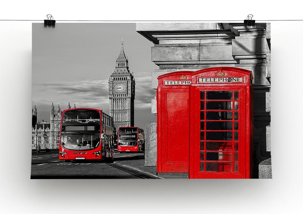 London symbols Canvas Print or Poster - Canvas Art Rocks - 2