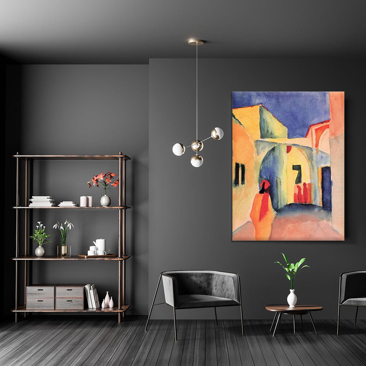 Look in a lane by Macke Canvas Print or Poster - Canvas Art Rocks - 5