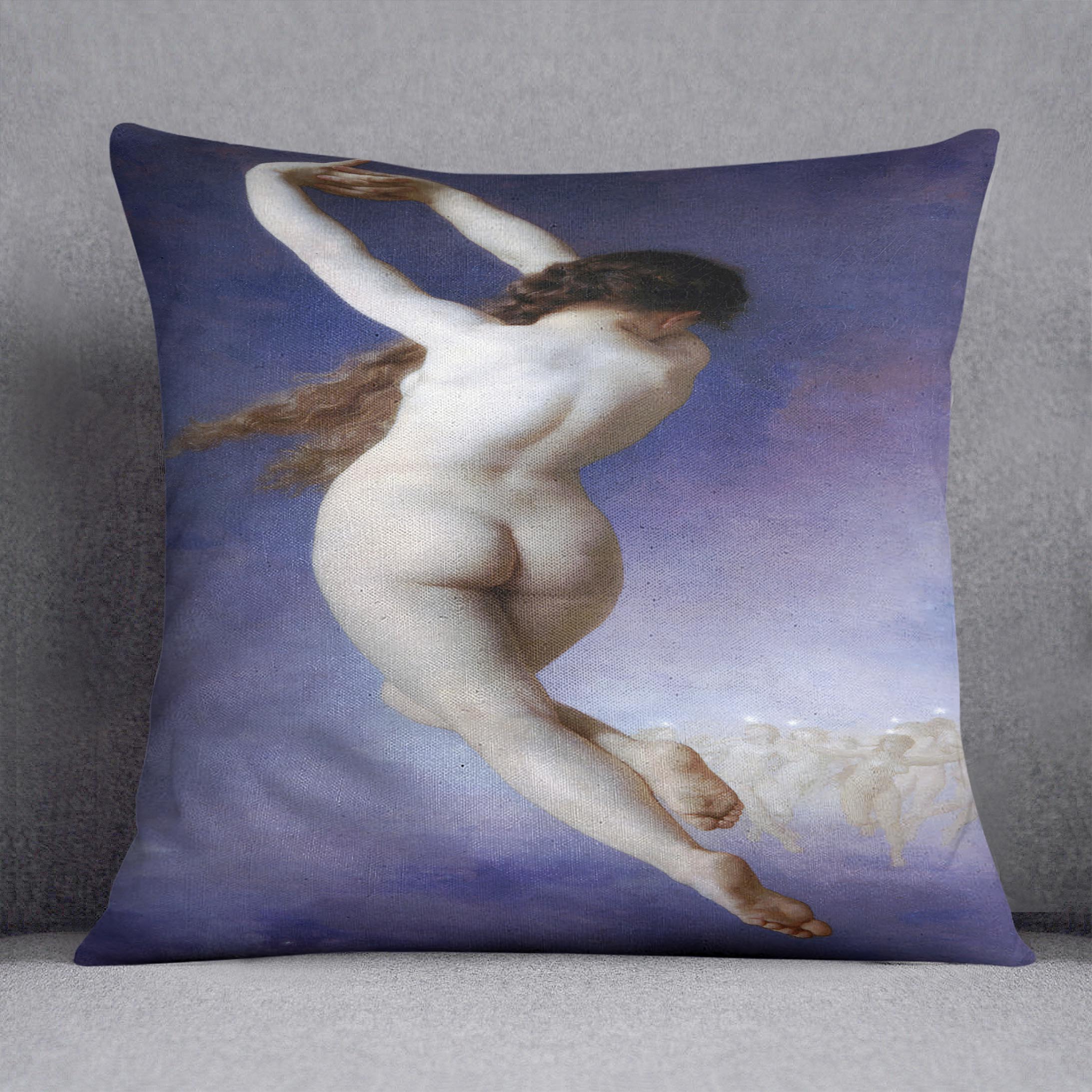 Lost Pleiad By Bouguereau Cushion