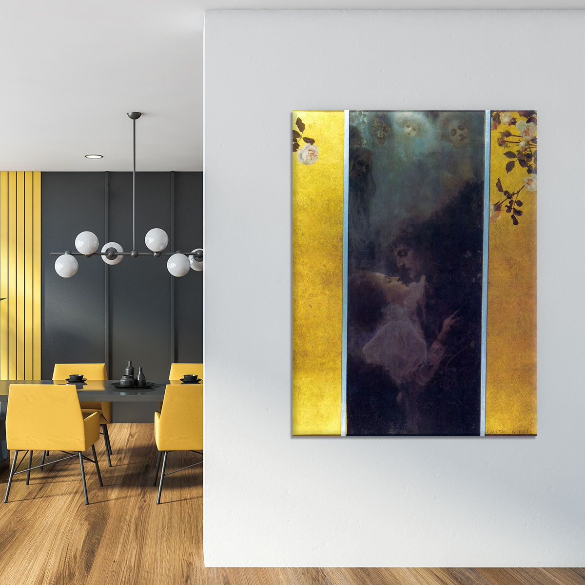 Love by Klimt Canvas Print or Poster - Canvas Art Rocks - 4