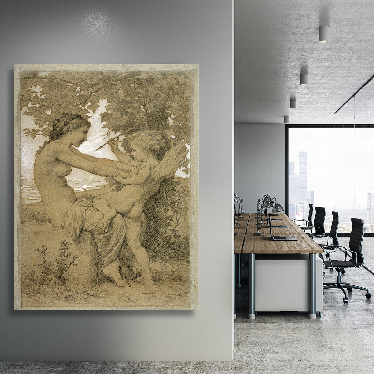 Loves Resistance By Bouguereau Canvas Print or Poster - Canvas Art Rocks - 3