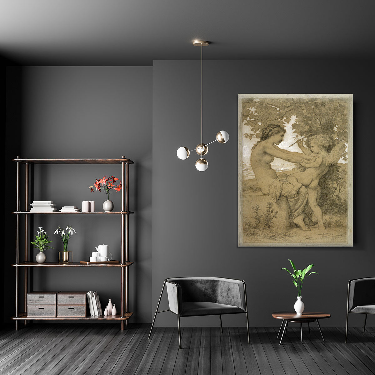 Loves Resistance By Bouguereau Canvas Print or Poster - Canvas Art Rocks - 5