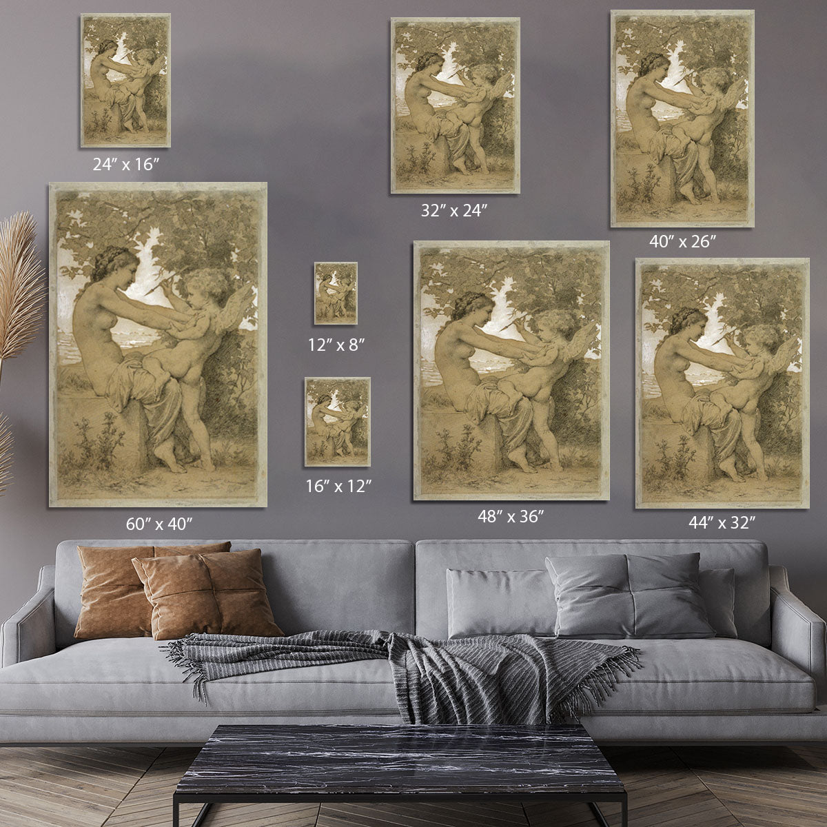 Loves Resistance By Bouguereau Canvas Print or Poster - Canvas Art Rocks - 7