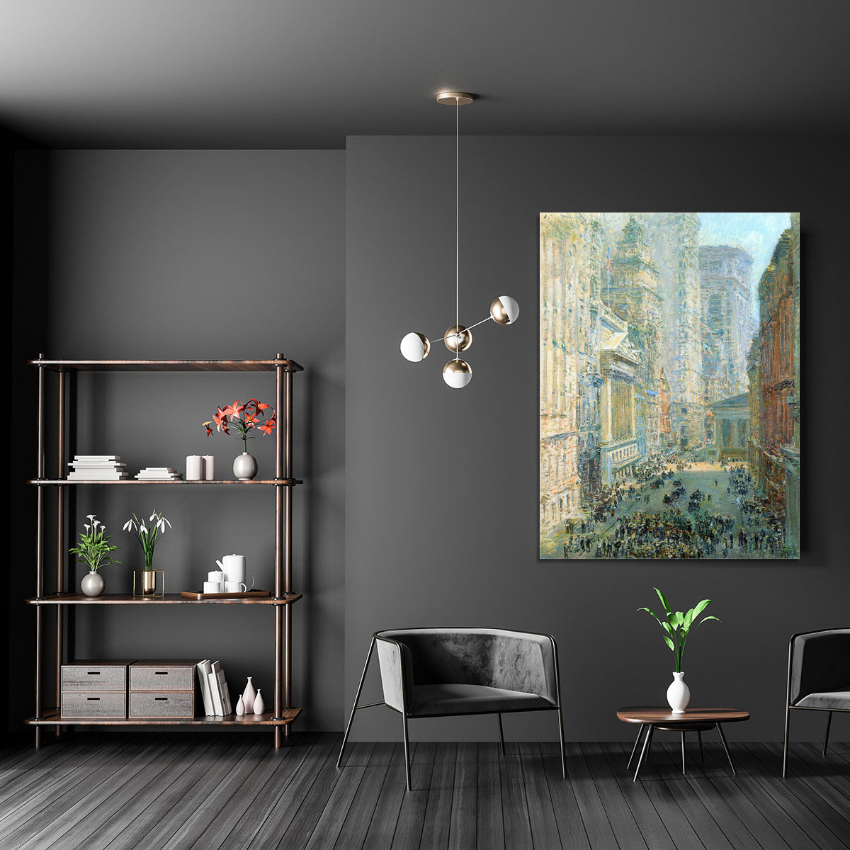 Lower Manhattan by Hassam Canvas Print or Poster - Canvas Art Rocks - 5