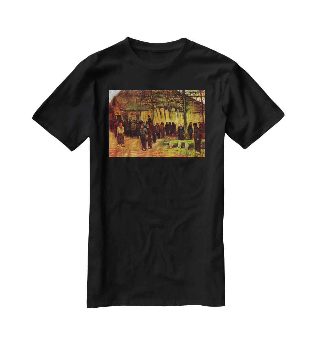 Lumber Sale by Van Gogh T-Shirt - Canvas Art Rocks - 1