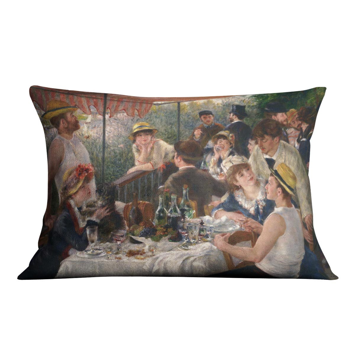 Luncheon of the Boating Party by Renoir Cushion