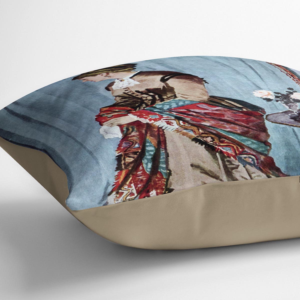 Madame Gaudibert by Monet Cushion