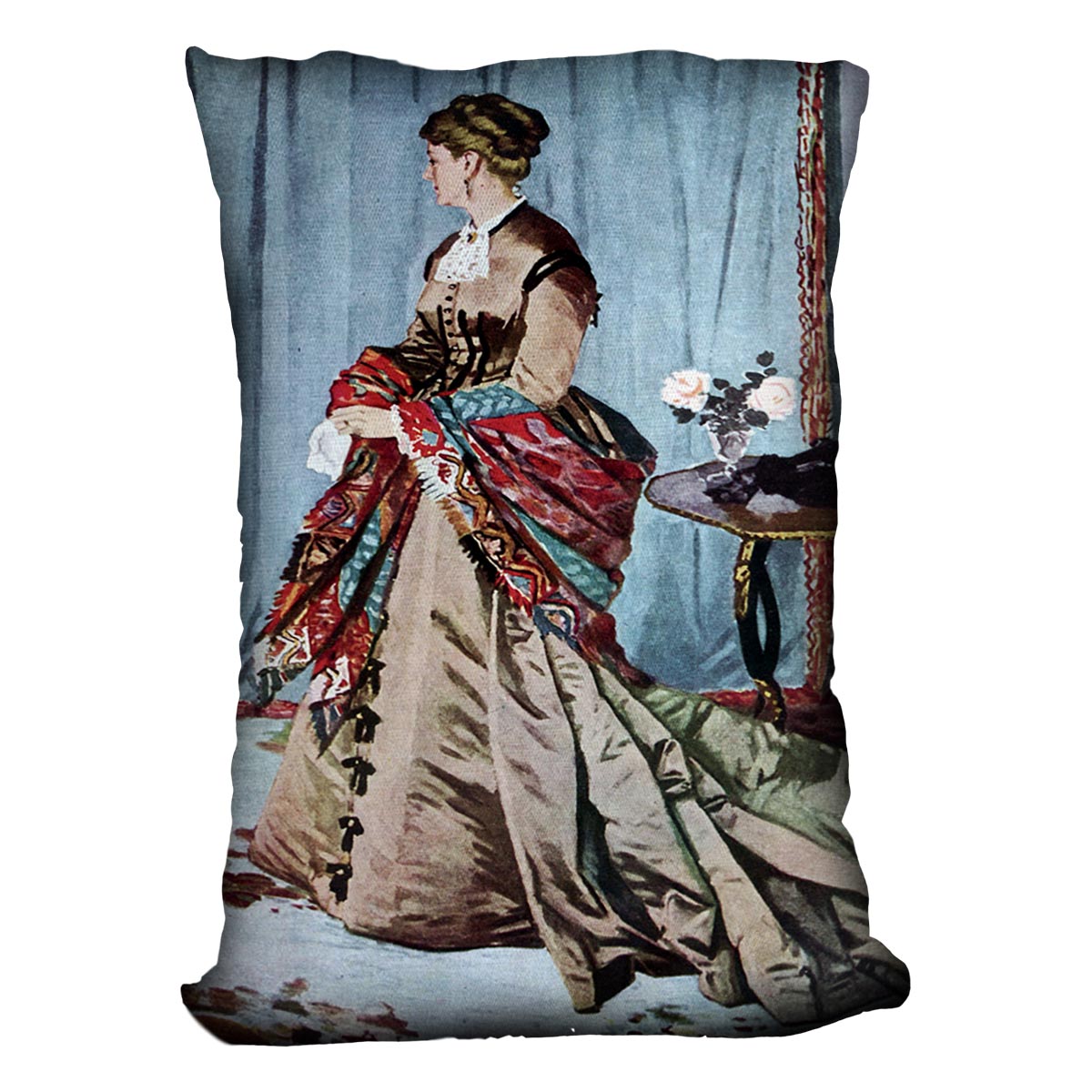 Madame Gaudibert by Monet Cushion