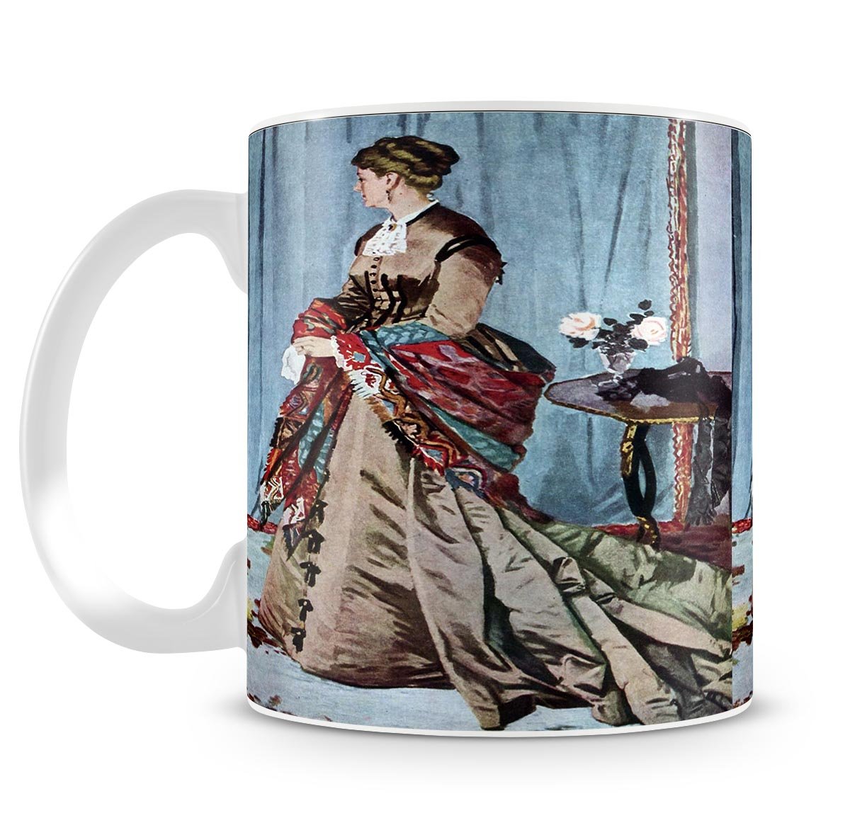Madame Gaudibert by Monet Mug - Canvas Art Rocks - 4